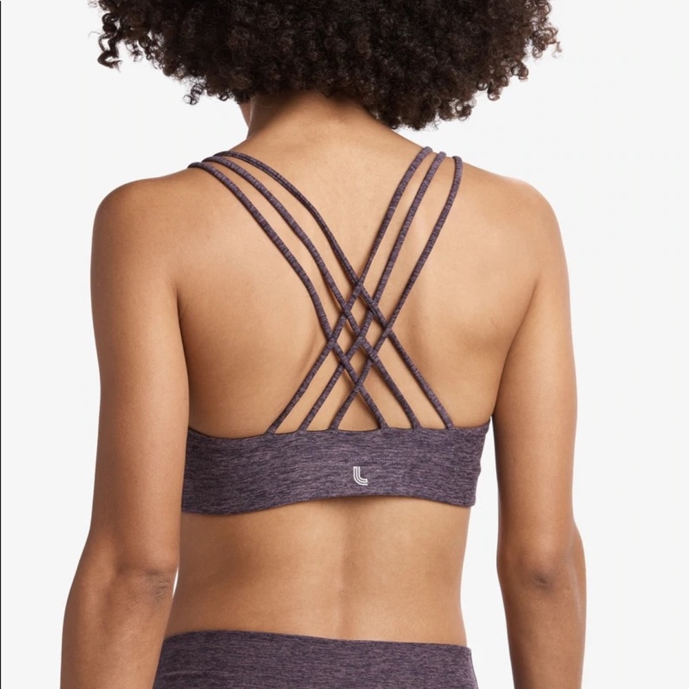 Lolë Half Moon Bra - Berry Punch Heather - Size M BRAND NEW WITH TAGS nwt